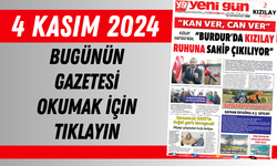 4 KASIM 2024 PAZARTESİ BURDUR YENİ GÜN GAZETESİ SAYFALARI