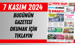 7 KASIM 2024 PERŞEMBE BURDUR YENİ GÜN GAZETESİ SAYFALARI