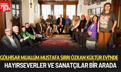 Kültür Evi’nde Hayırseverler ve Sanatçılar Bir Arada