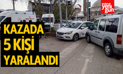 Kazada 5 Kişi Yaralandı