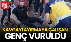 Kavgayı Ayırmaya Çalışan Genç Vuruldu