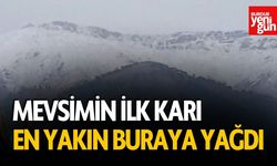 Mevsimin İlk Karı En Yakın Buraya Yağdı