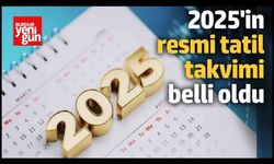 2025 Resmi Tatil Takvimi Açıklandı! Hangi Günler Tatil?