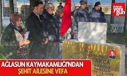 Ağlasun Kaymakamlığı'ndan Şehit Ailesine Vefa