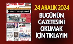 24 ARALIK 2024 SALI BURDUR YENİ GÜN GAZETESİ SAYFALARI