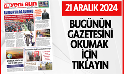 21 ARALIK 2024 CUMARTESİ BURDUR YENİ GÜN GAZETESİ SAYFALARI