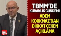 Vekil Korkmaz TBMM’de kuraklık için somut adımları vurguladı