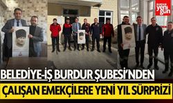 Belediye-İş Burdur'dan Yeni Yıl Sürprizi: Çalışanlara Takvim Takdimi