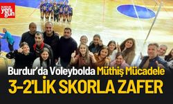 Burdur’da Voleybolda Müthiş Mücadele