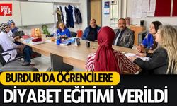 Burdur’da Öğrencilere Tip 1 Diyabet Eğitimi Verildi