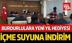 Burdur'da İçme Suyuna İndirim Geliyor