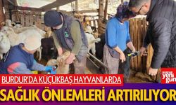 Burdur’da Küçükbaş Hayvanlarda Sağlık Önlemleri Artırılıyor