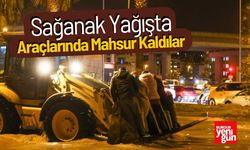 Sağanak Yağışta 32 Ev ve Araçta Mahsur Kaldılar