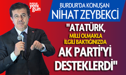 Nihat Zeybekci: "Atatürk, milli olmakla ilgili baktığınızda AK Parti'yi desteklerdi"