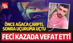 Önce Ağaca Çarptı Sonra Uçuruma Uçtu