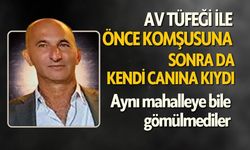 Önce Komşusuna Sonra Da Kendi Canına Kıydı