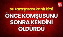 Su tartışması korkunç bir sonla bitti