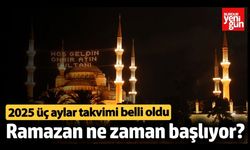 2025 Üç Aylar ve Kandil Günleri Takvimi