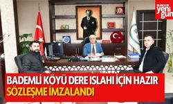 Bademli Köyü Dere Islahı İçin Hazır