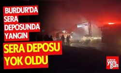 Sera Deposunda Yangın Felaketi! Sebze Kasaları Kül Oldu