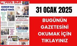 31 OCAK 2025 CUMA BURDUR YENİ GÜN GAZETESİ SAYFALARI