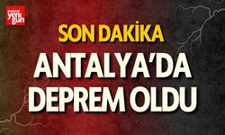 Son dakika - Antalya'da Deprem Panik Yarattı