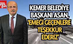 Başkan Asan:'Emeği geçenlere teşekkür ederiz'