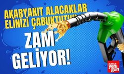 Akaryakıta Yılın İlk Zammı Geliyor