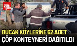 Bucak Köylerine 62 Çöp Konteyneri Dağıtıldı