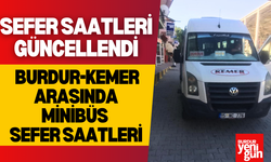 Burdur - Kemer Minibüs Sefer Saatleri Saatleri Güncellendi