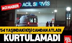 54 Yaşındaki Kişi Camdan Atladı, Kurtarılamadı