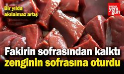 Fakirin Yiyeceği Ciğer Artık Lüks: Fiyatlar Rekor Kırdı