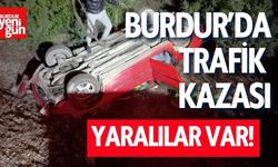 Burdur’da trafik kazası! Yaralılar var!