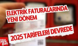 Elektrik Faturalarında Yeni Dönem Başladı: 2025 Tarifeleri Devrede