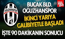 Bucak Oğuzhanspor, ikinci yarıya galibiyetle başladı