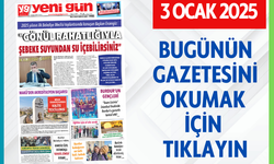 3 OCAK 2025 CUMA BURDUR YENİ GÜN GAZETESİ SAYFALARI