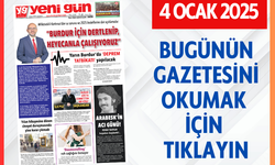 4 OCAK 2025 CUMARTESİ BURDUR YENİ GÜN GAZETESİ SAYFALARI