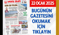 22 OCAK 2025 ÇARŞAMBA BURDUR YENİ GÜN GAZETESİ SAYFALARI