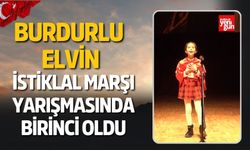 Burdurlu Elvin İstiklal Marşı Yarışmasında Birinci Oldu