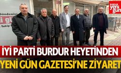 İYİ Parti Burdur'dan Yeni Gün'e Anlamlı Ziyaret