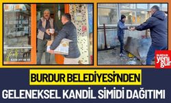 Burdur Belediyesinden Kandil Simidi dağıttı