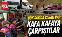 Kafa Kafaya Çarpıştılar Çok Sayıda Yaralı Var