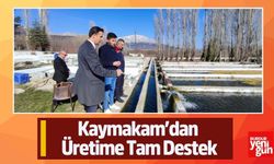 Burdur'da Kaymakamlıktan Bölgesel Kalkınmaya Destek