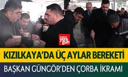 Kızılkaya’da Üç Aylar Bereketi Başkan Güngör’den Çorba İkramı