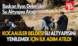 Kocaaliler Beldesi Su Altyapısını Yenilemek İçin İlk Adım Atıldı