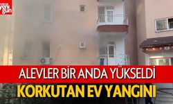 Korkutan ev yangını