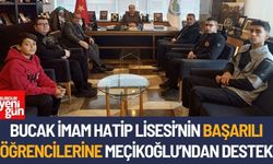 Bucak İmam Hatip Lisesi’nin Başarılı Öğrencilerine Meçikoğlu’ndan Destek