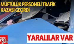 Müftülük Personeli Trafik Kazası Geçirdi