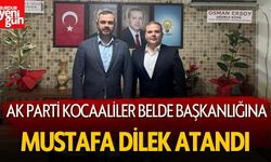 AK Parti Kocaaliler Belde Başkanlığı'na Mustafa Dilek Atandı