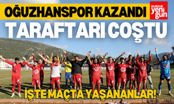 Oğuzhanspor Kazandı; Taraftarı Coştu